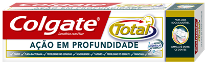 Dentífrico Colgate Total&reg; Ação em profundidadel