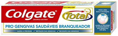ColgateTotal&reg; Pro-Gengivas Saudáveis + Branqueador
