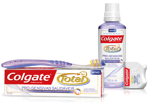 SISTEMA COLGATE TOTAL PRO GENGIVAS SAUDÁVEIS