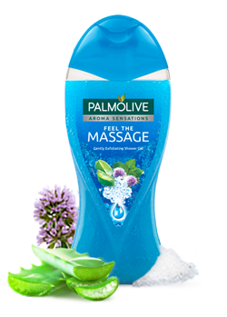 Gel de Banho com Sal do Mar Morto, Aloé Vera e Hortelã-da-Água da Palmolive